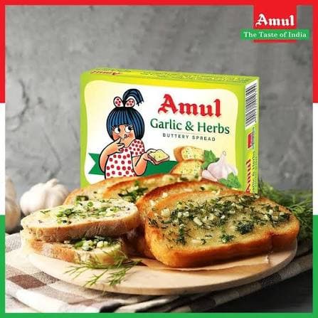 Amul Garlic & Herbs Butter, 100 g